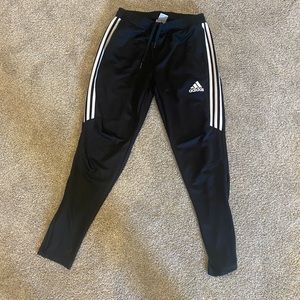 Adidas Men's Aeroready Sereno Slim Tapered-Cut 3-Stripes Pants, Size mens medium